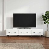 TV ormar s ladicama Bijela 147 x 34,5 x 30 cm Konstruirano drvo | shoptok.hr