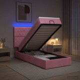  Krevet od pjene s madracem i LED-om Ružičasta 90 x 200 cm | shoptok.hr