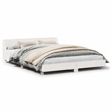 Furnova Posteljni okvir brez vzmetnice bel 120x200 cm trdna borovina, (21941703) | Shoptok.si