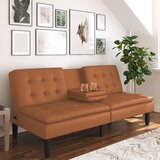 Støraa Konjak smeđa sklopiva sofa od imitacije kože 191 cm Maine – | shoptok.hr
