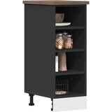vidaXL Spodnja omarica črn 30x44,5x81,5 cm iverna plošča | Shoptok.si