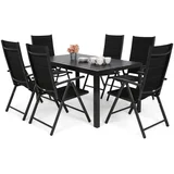 set namještaja 150 cm crni / crni 6+1