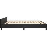  Okvir za krevet s uzglavljem crni 160x200 cm od umjetne kože | shoptok.hr