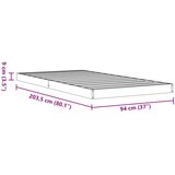  Okvir kreveta voštano smeđi 90 x 200 cm od masivne borovine | shoptok.hr