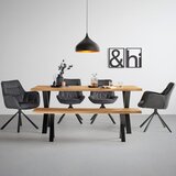 Zandiara jedilna miza oak, divji hrast, 200x100 cm | Shoptok.si