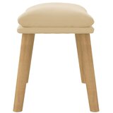  Tabure krem bijeli 45x29,5x35 cm baršunasti | shoptok.hr
