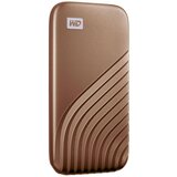 Western Digital zunanji prenosni disk wd my passport ssd usb-c, 1 tb, zlata | Shoptok.si