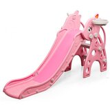  MamaKids tobogan s ljestvama za djecu, ružičasti jelen 150 cm | shoptok.hr