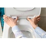 Kerametal wc daska square topfix plastic | Eponuda.com