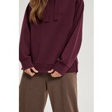 Marisse WOMEN'S SWEATSHIRT Z-BL-4820 BURGUNDY | Shoptok.si