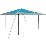 Šator s nadstrešnicom Plava 395 x 395 x 251 cm tkanina | shoptok.hr