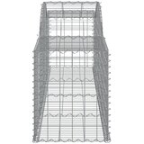  Lučne gabionske košare 10 kom 300x50x60/80 cm pocinčano željezo | shoptok.hr