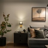  Brilagi - Zidna lampa NUBILA WOOD 1xE27/25W/230V hrast/crna | Eponuda.com