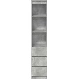  Visoka ploča beton siva 37,5x35x180 cm izrađeno drvo | shoptok.hr