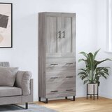 Visoka komoda siva sonome 69 5x34x180 cm od konstruiranog drva | shoptok.hr