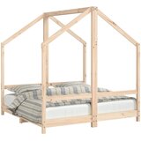 The Living Store Otroški posteljni okvir 2x(70x140) cm trdna borovina - Otroški Posteljni Okvir, (21625224) | Shoptok.si