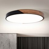  Brilagi - LED prigušiva svetiljka PILANA LED/60W/230V hrast/crna prečnik 60 cm + daljinski upravljač | Eponuda.com