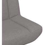  Stolica na kotačiće Sivosmeđa 63 x 75 x 76 cm tkanina | shoptok.hr
