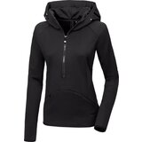 Pikeur Flis pulover z kapuco in zadrgo RONIA, black - 42 | Shoptok.si