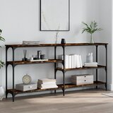 vidaXL Konzolni stol boja hrasta 160x29x75 cm od konstruiranog drva Cijene