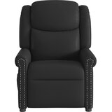  Naslonjač od sjajne umjetne kože crni | shoptok.hr