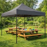 Multi Garden automatski samosklapajući vrtni paviljon 3 × 3 m, sivi | shoptok.hr