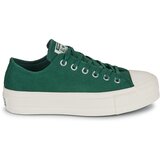 Converse CHUCK TAYLOR ALL STAR LIFT PLATFORM COLORFUL SUEDE Zelena | shoptok.hr