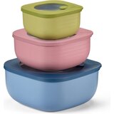 guzzini Eco Store & More 3-dalni set posod za shranjevanje - Ravna, modra Cene