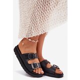 Boto Women's Sandals With Buckles On Platform Black Elamas | Shoptok.si
