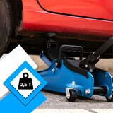  Retoo MR178 niskoprofilna hidraulična dizalica za automobil 2,5 t s transportnim kovčegom | shoptok.hr
