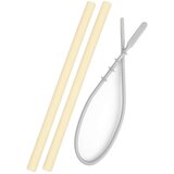Minikoioi silikonske slamke Flexi Straws žute, 2kom Cijene