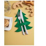  DRŽAČ ZA PRIBOR ZA JELO OD FILCA ANDA AP845192-07 PK4 OBLIK BOR ZELENI | Shoptok.si