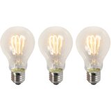 LUEDD Komplet 3 E27 LED žarnic s sukano žarilno nitko A60 prozorna 3W 210 lm 2200K Cene