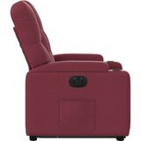  Električni naslonjač na podizanje od tkanine boja vina | shoptok.hr