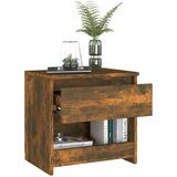  Noćni ormarići 2 kom dimljeni hrast 40 x 30 x 39 cm drveni | shoptok.hr