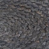  Podmetači 6 kom obični/tamnosivi 38 cm okrugli od jute | shoptok.hr
