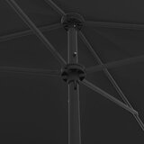  Suncobran za plažu crni 200 x 125 cm | Eponuda.ba