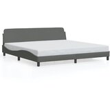 Maison Chic Posteljni okvir - Dvoposteljna postelja - Zakonska postelja brez vzmetnice temno siv 200x200 cm blago-J4448, (21776866) | Shoptok.si