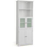 Costway Omarica z 2 odprtima policama Regalska enota, (5000007225) | Shoptok.si