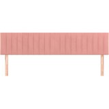  Uzglavlja ružičasta 180x5x78/88 cm baršunasta | shoptok.hr