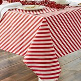 Catherine Lansfield Bombažen namizni prt 137x178 cm Candy Cane – | Shoptok.si