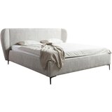 MID.YOU OBLAZINJENA POSTELJA 180 cm x 200 cm , les, umetna masa, tekstil, leseni material bež | Shoptok.si