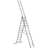 Elkop trodelne aluminijumske merdevine 3x11 - 6,3m Cene