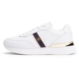 Tommy Hilfiger Nizke superge mornarska / zlata / bela | Shoptok.si
