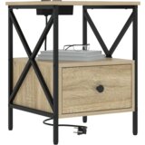  Noćni ormar s ladicama 2 pcs sonoma hrast 41.5 x 40.5 x 55 cm | shoptok.hr