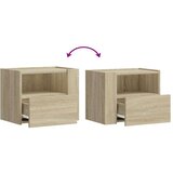 vidaXL Zidni noćni ormarić boja hrasta sonome 45 x 30 x 35 cm | shoptok.hr