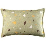 Wigiwama Zeleni dječji jastuk za sjedenje od bouclé tkanine/od šenila Terrazzo Bolster – Cijene