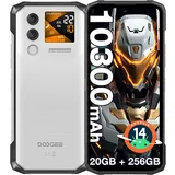 Doogee Blade 10 Max 20/256GB, srebrna pametni robustni telefon Android 14, 10300mAh 50MP NFC, (21637687)