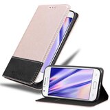 Cadorabo Case, združljiv s Samsungom v rose Gold Black - zaščitni pokrov z magnetnim zapiranjem, stoječo funkcijo in režo za kartico, (20595380) | Shoptok.si