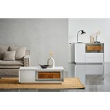 MID.YOU KOMODA, bela, barve hrasta | Shoptok.si
